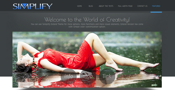 Simplify, CSS3 and HTML5 powered responsive smart theme was developed by D5Creation.com